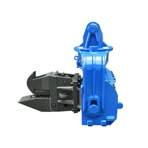 New Hydraulic Road Fence O-Shape Post Driver Excavator Pile Driving Vibro Hammer With Reliable Engine And Pump For Sale