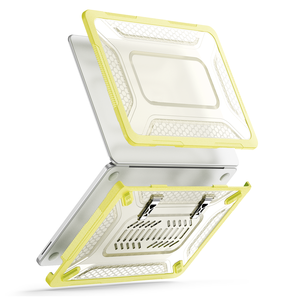 <span class=keywords><strong>Funda</strong></span> Protectora 2 en 1 a Prueba de Golpes para MacBook Neo de <span class=keywords><strong>13</strong></span> <span class=keywords><strong>Pulgadas</strong></span>, Carcasa Rígida Transparente con Borde Suave, Modelo A3404, Antihuellas - Product Image 1