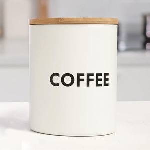 Đa Chức Năng Kim Loại Kín Hộp Tre Nắp Trà Đường Cà Phê Đậu Lưu Trữ <span class=keywords><strong>Jar</strong></span> Cho Nhà Bếp Khô Thực Phẩm Lưu Trữ Chai Lọ - Product Image 4