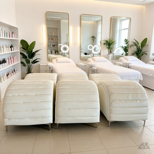 Luxury Modern Wood Salon & Spa Furniture Massage Table S Shaped Durable Commercial Use - Product Image 2