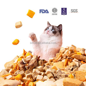 Golosinas para Mascotas al por Mayor OEM ODM, Pescado Liofilizado de Alta Calidad, Carne de Pato Natural en Cubos, Golosinas para Gatos y Alimento Seco para Perros - Product Image 2