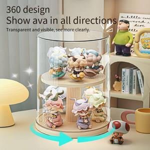 Boîte de rangement pour tapis à bulles acrylique classique du maître de <span class=keywords><strong>musique</strong></span> Carré <span class=keywords><strong>en</strong></span> plastique Transparent Présentoir pour armoire à injection Rack pour injection - Product Image 4