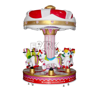 Kids <strong>Fun</strong> Fair <strong>World</strong> Mini Carousel <strong>Ride</strong>/Merry Go Round/Flying Car Swing Rotating Machine Amusement <strong>Rides</strong> - Product Image 2