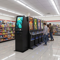 Self-servis Dokunmatik Ekranlı Bilet Giriş Çıkış Bozukluk Alıcılık Kioskları Çevrimiçi Beceri Oyun Makinesi ve Kabinlerinde Kullanılan Giriş Kiosku