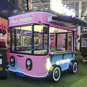 Chariot de vente ambulante de qualité supérieure avec friteuse intégrée, couleur personnalisée, remorque alimentaire électrique, camion de restauration chinois - Product Image 1