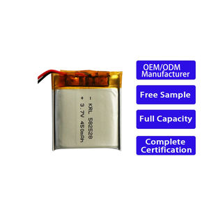582528 450mAh 3,7V Hochspannungs-Lithium-Ionen-Akkupack für Smartwatch Fitness-Armband Gemeinsame F&E-Lösung All-in-One ODM-Fabrik - Product Image 1