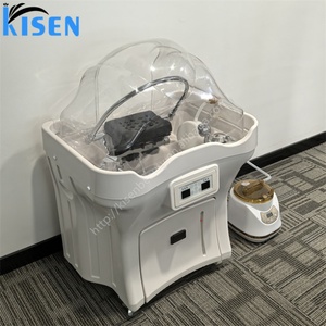 KISEN Portable Movable Head Spa Sink with Water tank and Water Circulation and <b>Heater</b> and Trolley tank No Need Plumbing - Product Image 4