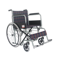 Fauteuil roulant médical pliable léger pour personnes handicapées, fauteuil roulant manuel