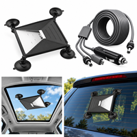 Accessoires Starlink Mini : Adaptateur secteur portable pour voyage et camping, câble compatible signal, support à ventouse Starlink Mini, étui de protection