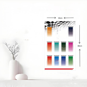Nuevo Marco de Exhibición de Pared Personalizable, Decoración del Hogar, Múltiples Estilos, Plástico, Modelo Famoso, Regalo, Marco para Bloques de Construcción de Autos Deportivos - Product Image 4