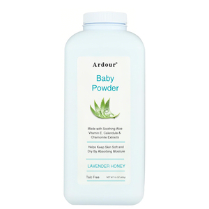 Poudre pour bébé nourrissante biologique à base de plantes sans talc - Apaisante à base de racine d'arrowroot, de calendula et d'amidon de maïs pour tous types de peau et utilisation corporelle - Product Image 6