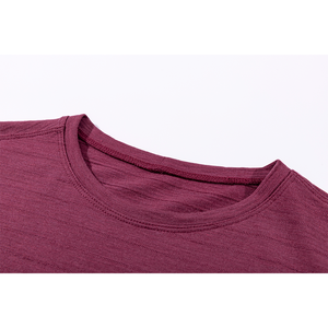 <span class=keywords><strong>Camisa</strong></span> de Lana Merino <span class=keywords><strong>Fucsia</strong></span> de <span class=keywords><strong>Manga</strong></span> <span class=keywords><strong>Larga</strong></span> para Hombre, Diseño Personalizado Solarwool - Product Image 3