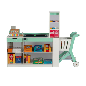 Deluxe supermercato di stallo <span class=keywords><strong>con</strong></span> carrello e registratore di cassa giocattolo Per I Bambini Pretend Gioca Divertente - Product Image 4