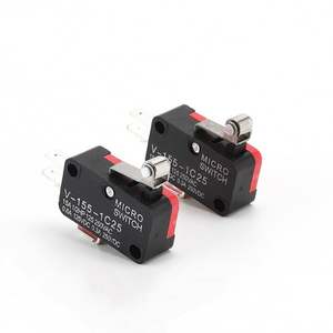 Microinterruptor de Carrera de 15A, Interruptor de Límite V-151-1C25 / 152 / 153 / 154 / 155 / 156, Botón Pulsador SPDT Momentáneo, Mango Largo de Rodillo - Product Image 4