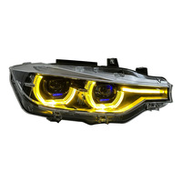 Phare LED bicolore SJC pour BMW Série 3 F31 F30 F35 2013-2019 Projecteur laser Phare Plug and Play Accessoires de voiture