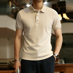 เสื้อโปโลผู้ชายสไตล์เกาหลีทรงเข้ารูป คอปก สีพื้น ระบายอากาศได้ดี ใช้งานได้หลากหลาย รุ่นใหม่ประจำปี 2026 สำหรับฤดูร้อน - Product Image 3
