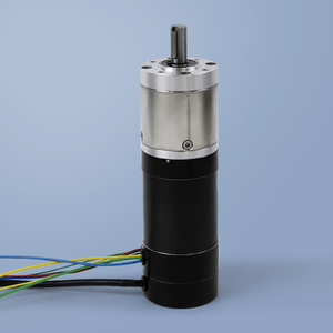 มอเตอร์เกียร์ดาวเคราะห์ BLDC 3 เฟส 4 โพล 24V 180W พร้อมเอนโค้ดเดอร์ 4000 รอบต่อนาที โครงสร้างแม่เหล็ก ติดตั้งแบบหน้าแปลน ป้องกันน้ำหยด แรงบิด 0.43 นิวตันเมตร รุ่น 57BYB94B04 - Product Image 1