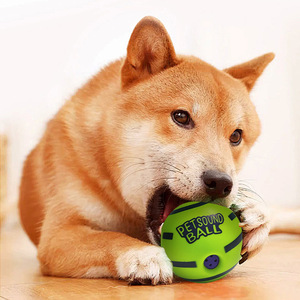Sıcak satış dayanıklı köpek haddeleme topu oyuncak fabrika fiyat toptan interaktif köpek gıcırtılı top oyuncak köpek çiğneme oyuncakları - Product Image 2