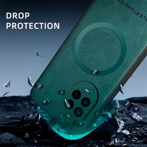 Custodia magnetica per <span class=keywords><strong>telefono</strong></span> in pelle con carica Wireless per Huawei nova 13 12 11 10 <span class=keywords><strong>9</strong></span> Pro 12 Ultra 12S/per <span class=keywords><strong>Honor</strong></span> 50 Pro <span class=keywords><strong>Cover</strong></span> morbida paraurti - Product Image 2