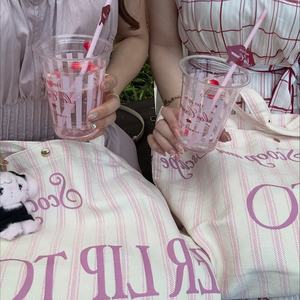 Bolsos de Mano de Lona Portátiles para Mujer, Bolsos de Compras con Logotipo Bordado, Bolsos de Playa de Viaje Multicolores Personalizados - Product Image 3