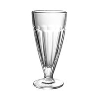 Tasse à soleil en verre, 12oz, 350ml, 12oz, pour le Dessert, la crème glacée, processeur sur socle de grande taille, pour Latte à Cappuccino et à chocolat chauds