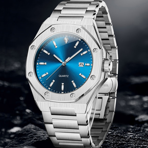 Montre mécanique en acier inoxydable pour homme, automatique, de haute qualité, de luxe, étanche, sportive, personnalisée, pour les affaires - Product Image 2