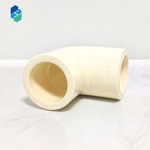 CPVC пластиковые трубы и фитинги, белые PN16 фитинги для холодной и горячей воды, CPVC колено пластиковые фитинги для сантехники - Product Image 3
