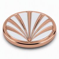 Logo de véhicule blanc brillant résistant aux UV à faible MOQ pour la personnalisation de voitures de luxe