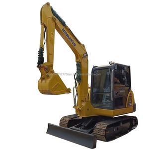 รถขุดมือสอง Komatsu PC56-7 ยี่ห้อ Caterpillar ขนาด 5 ตัน รุ่นปี 2016 บุ้งกี๋ 0.22 ลบ.ม. ขายดี อุปกรณ์ตีนตะขาบสำหรับงานวิศวกรรมยอดนิยม - Product Image 1