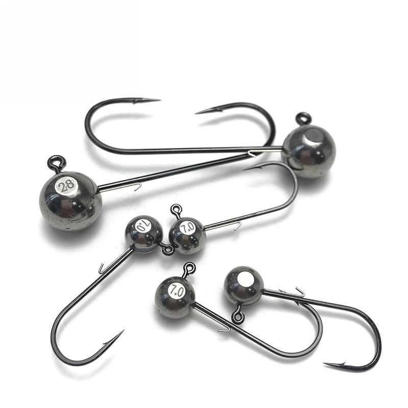 Tungsten Ball Head Jigs Durable Versatile Fishing