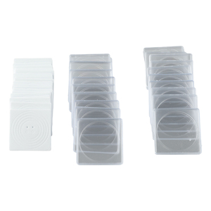 <span class=keywords><strong>Capsule</strong></span> à monnaie carrée universelle en <span class=keywords><strong>acrylique</strong></span> de 20/25/30/35/40 mm avec mousse EVA, fabriquée par le fabricant (16 mm-40 mm) - Product Image 4