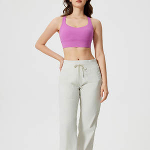 Nouveau soutien-gorge de sport Fitness pour femmes soutien-gorge de sport absorbant les chocs et moulé <span class=keywords><strong>à</strong></span> dos croisé haute résistance - Product Image 3