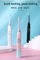 Cepillo de dientes eléctrico sónico automático portátil IPX7 5 modos Cerdas suaves Batería Cepillo de dientes eléctrico de viaje para adultos