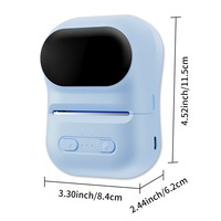 Produsen Grosir Printer Label Thermal Nirkabel Mini Genggam Baterai 1200mAh Printer Stiker Label Harga Barcode Tersedia
