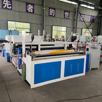 Machine de rembobinage de papier toilette à grande vitesse machine de fabrication de mouchoirs en papier toilette machine à rouleaux de papier toilette