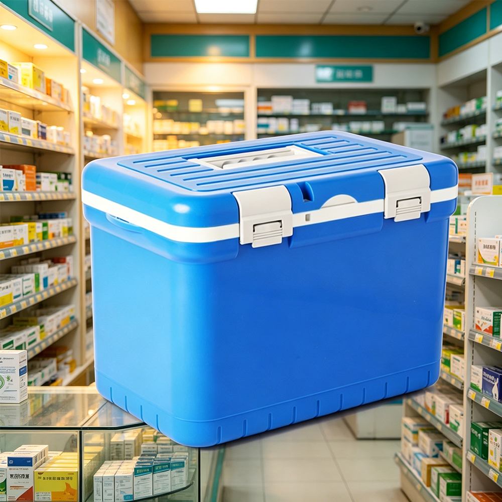 Outdoor Portable 12L Medical Cooler Box Insulated Cooler for Field Medical Use