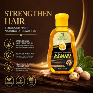 Les composants nutritionnels pour les soins des cheveux et du cuir chevelu sont l'huile de graines de châtaigne, la vitamine E, l'huile pour les soins des cheveux - Product Image 4