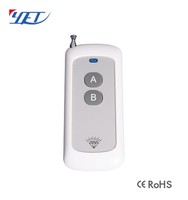Transmisor de fabricación con antena multibotón 433Mhz código de aprendizaje EV1527 Control remoto para puerta de garaje automática YET185