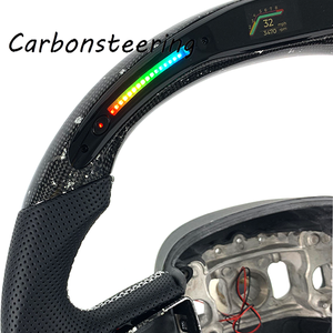 Accessoires intérieurs pour Chrysler : Volant de voiture personnalisé pour Chrysler 300C 300S SRT8 HEMI <span class=keywords><strong>V6</strong></span> V8, ajustement OEM, style sport en forme de D - Product Image 4