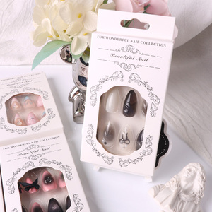 TSZS alta calidad personalizado prensa en las <span class=keywords><strong>uñas</strong></span> al por mayor 24 piezas corto <span class=keywords><strong>almendra</strong></span> puntas de <span class=keywords><strong>uñas</strong></span> artificiales manicura ABS <span class=keywords><strong>palo</strong></span> en las <span class=keywords><strong>uñas</strong></span> - Product Image 2