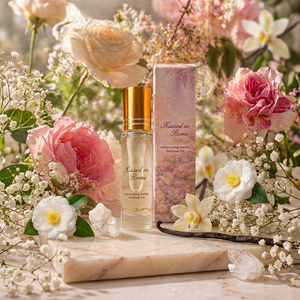 Huile de parfum roll-on Luxury Kissed in Rome, parfum ambré chaud et vanillé, senteur sensuelle et apaisante pour la relaxation, parfum pour le corps entier et les points de pression. - Product Image 5