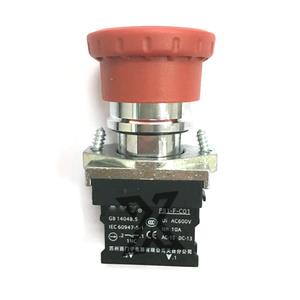 PB1S-01ZR/R Botón giratorio de parada de emergencia 1NC Φ22mm - Product Image 1