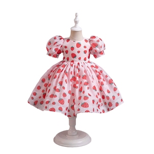 Vestidos Elegantes para Niñas con Estampado <span class=keywords><strong>de</strong></span> Flores y Puntos, Vestido <span class=keywords><strong>de</strong></span> Tul para Niñas - Product Image 2