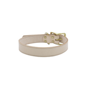 <span class=keywords><strong>Collar</strong></span> de Cuero Curtido de Vaca para Mascotas, Accesorios de Lujo para Perros y Gatos, con Cierres de Bronce, Totalmente Hecho a Mano - Product Image 2