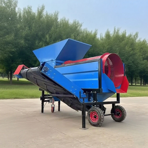 Offre Spéciale petit trommel écran en acier au carbone matériel circulaire Compost Trommelcirculaire moteur criblage criblage tamis vibrant - Product Image 5