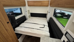 Modern Caravan With Convertible Lounge Bed Ensuite Bathroom LED Light Cabinets for <strong>Camping</strong> Rental Holiday <strong>Fleet</strong> Use - Product Image 5