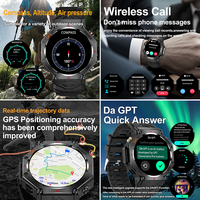 Montre Connectée GPS SENBONO KC91 pour Sports de Plein Air avec Altimètre, Pression Atmosphérique, Boussole, 530 mAh et Fonction Étanchéité