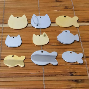 מכר טוב באיכות חדשה עיצובים סובלימציה ריק מתכת כלב תגיות עם צורות שונות - Product Image 3