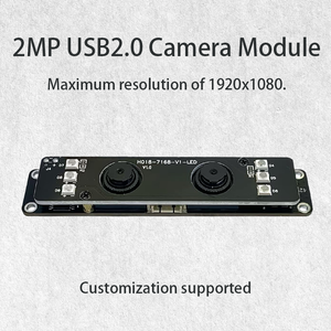 2MP HD 1080P โมดูลกล้อง USB 1/2.7 นิ้วเซ็นเซอร์ CMOS เลนส์ไม่มีการบิดเบือน UVC ไดร์เวอร์ฟรี 85dB ช่วงไดนามิกสำหรับสมาร์ทโฮม - Product Image 2