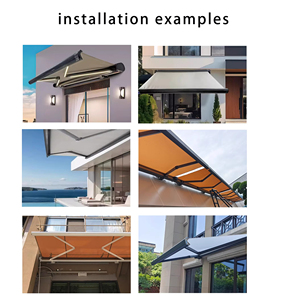 Auvent de terrasse électrique rétractable moderne, très vendu, avec écran pliant, design imperméable et résistant au vent pour usage extérieur - Product Image 3